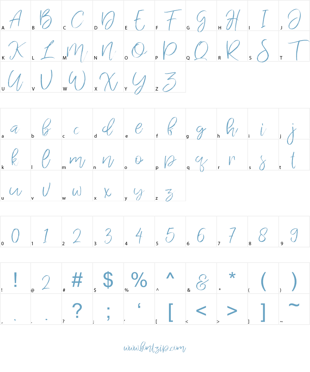 Jandys dua Font Character